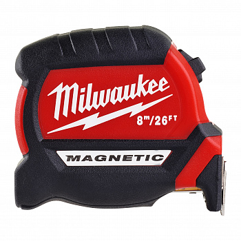 Рулетка магнитная Milwaukee GEN III 8м-26фт / ширина 27мм  (замена для 48227225)( (Арт. 4932464603)