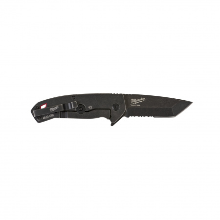 Нож выкидной с зазубренным лезвием Milwaukee HARDLINE Serrated  (Арт. 48221998)