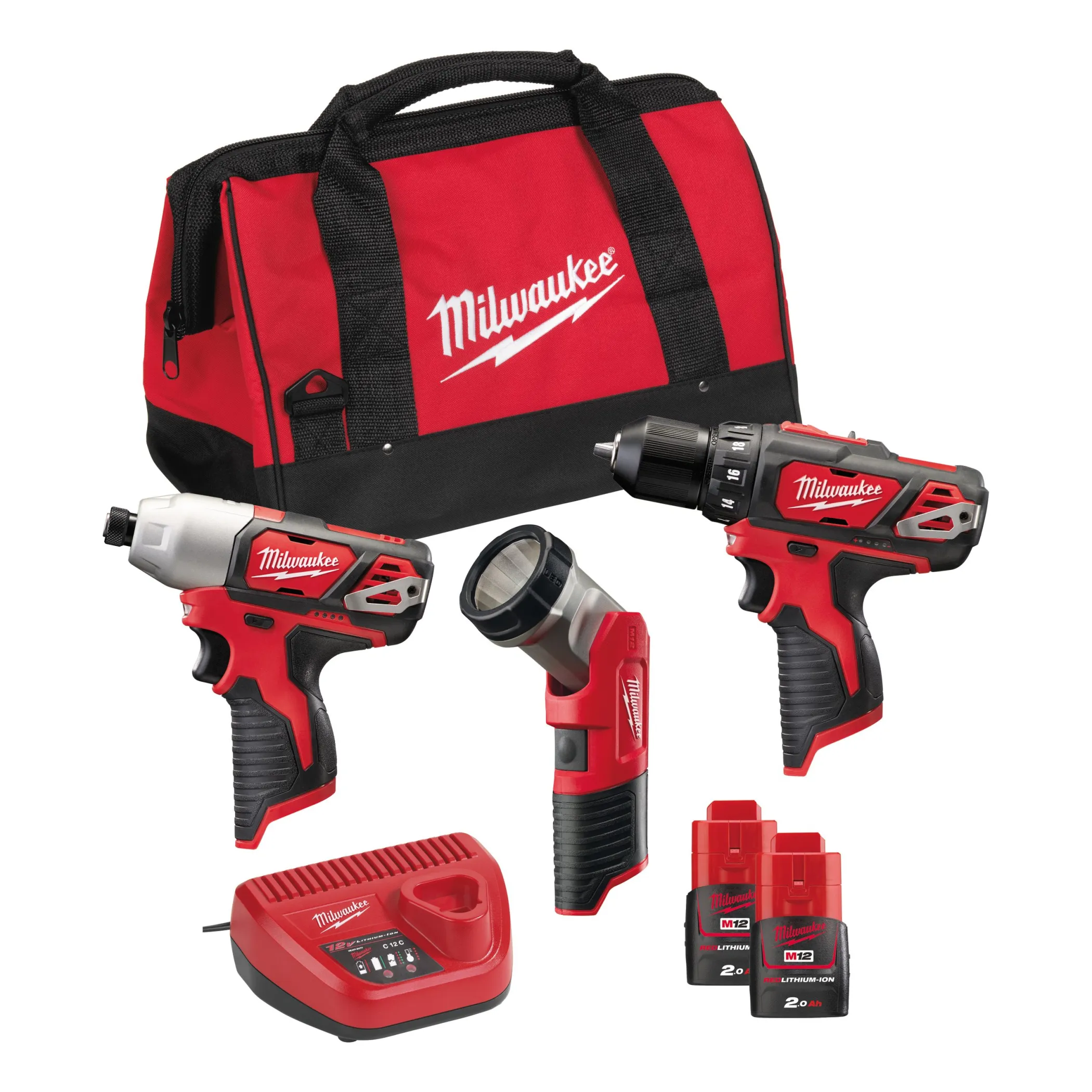 Набор инструментов Milwaukee M12 ВPP3А-202B   (Арт. 4933441225)