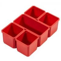 Milwaukee PACKOUT ячейки для органайзеров 5шт (1 большая, 4 маленьких) (замена для 4931466513) (Арт. 4932478300)