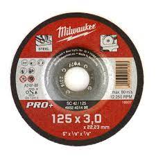 Отрезной диск по металлу Milwaukee SC41 / 125х3х22.2 PRO+ (Арт. 4932451492)