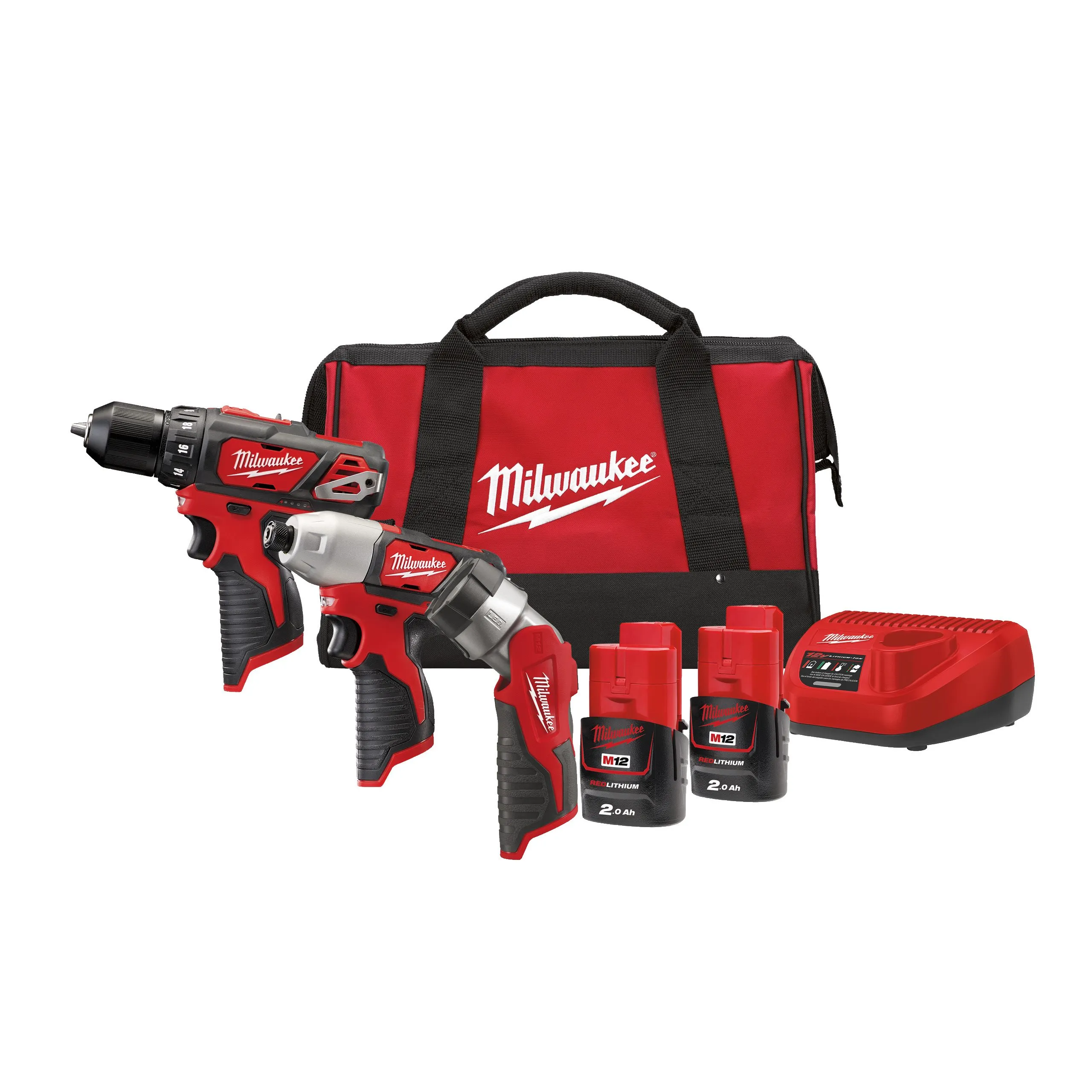 Набор инструментов Milwaukee M12 ВPP3А-202B   (Арт. 4933441225)