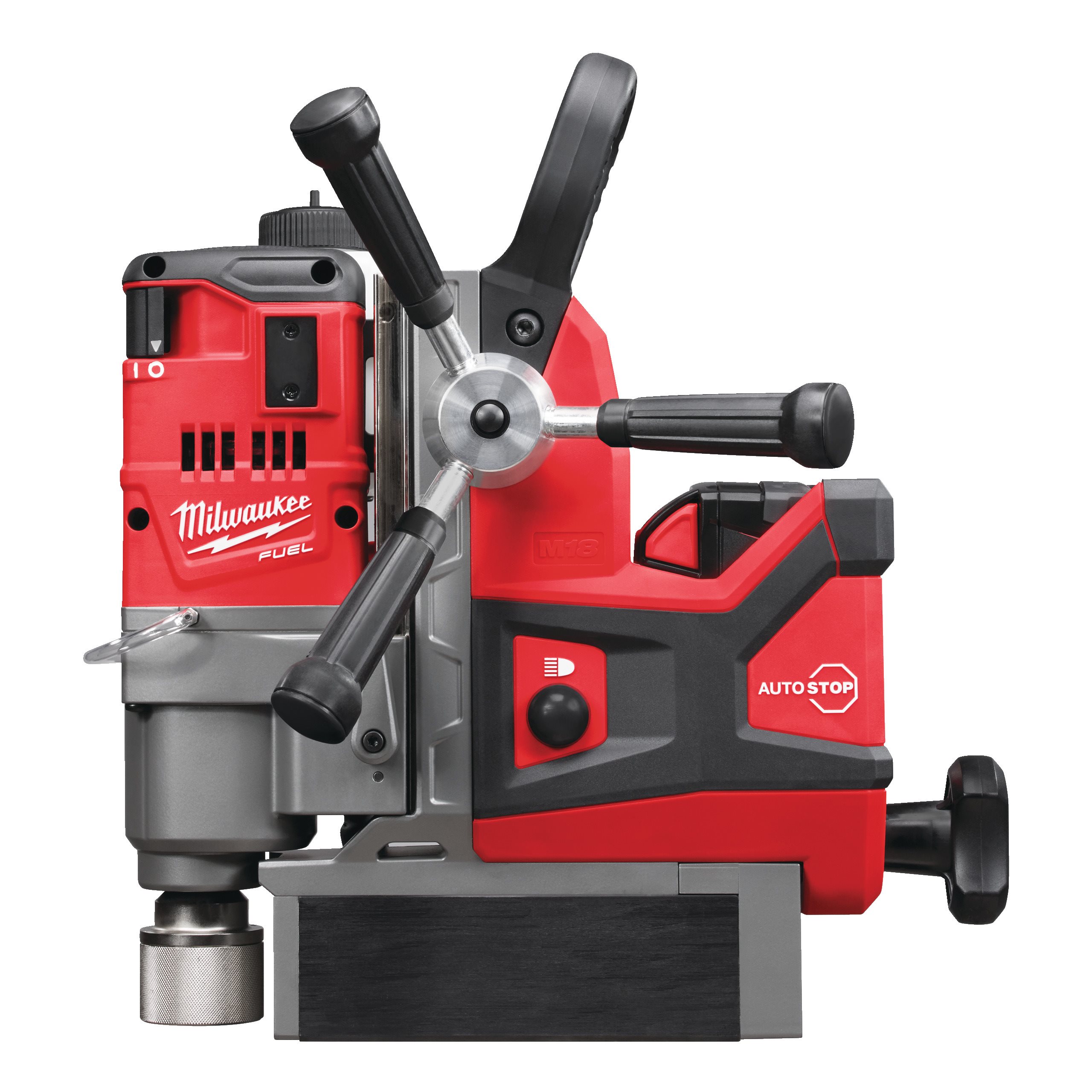 Аккумуляторная дрель на магнитной станине с постоянным магнитом Milwaukee M18 FMDP-502C FUEL  (Арт. 4933451012)