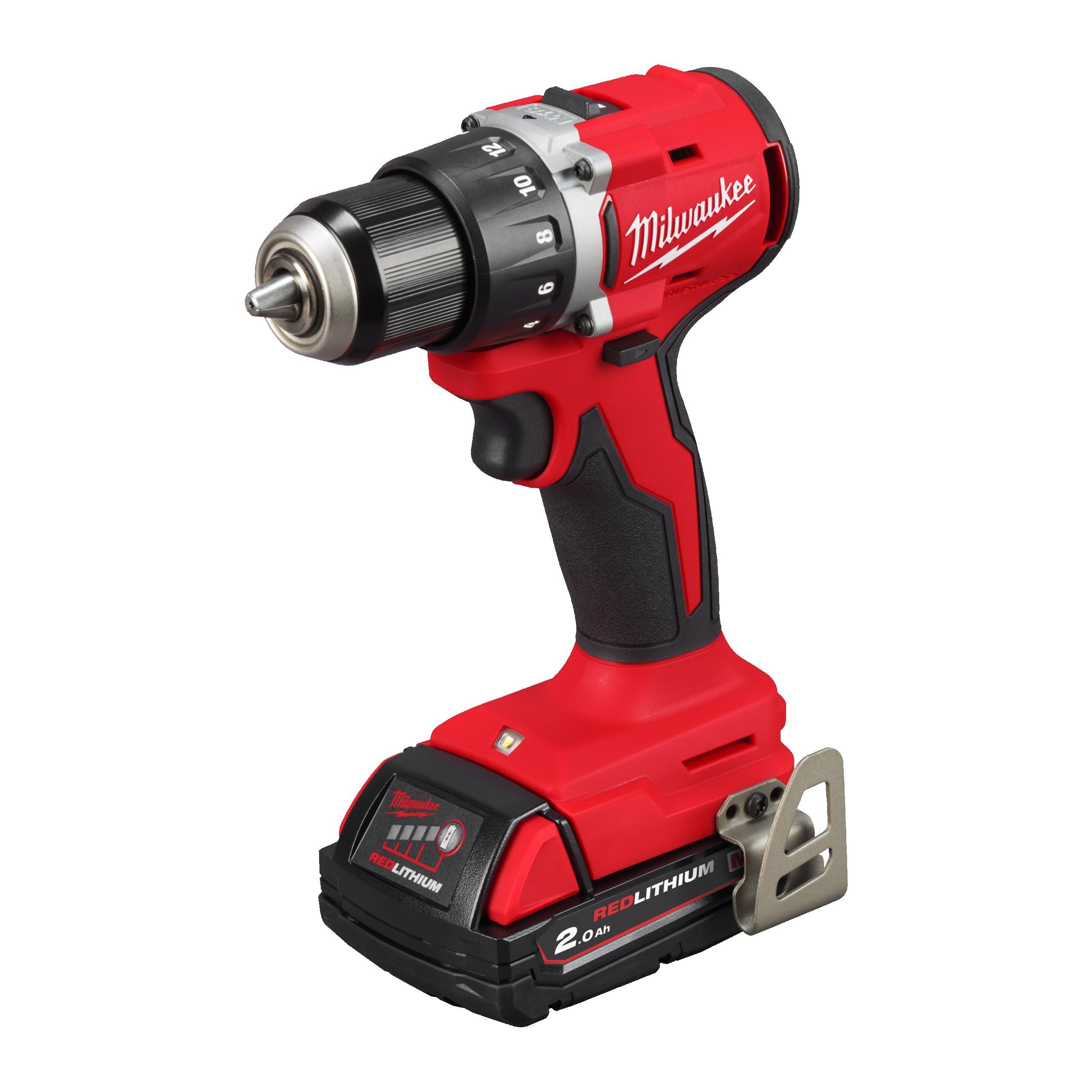 Аккумуляторная безударная дрель-шуруповерт Milwaukee M18 BLDDRC-202C (замена для 4933464317) (Арт. 4933492833)