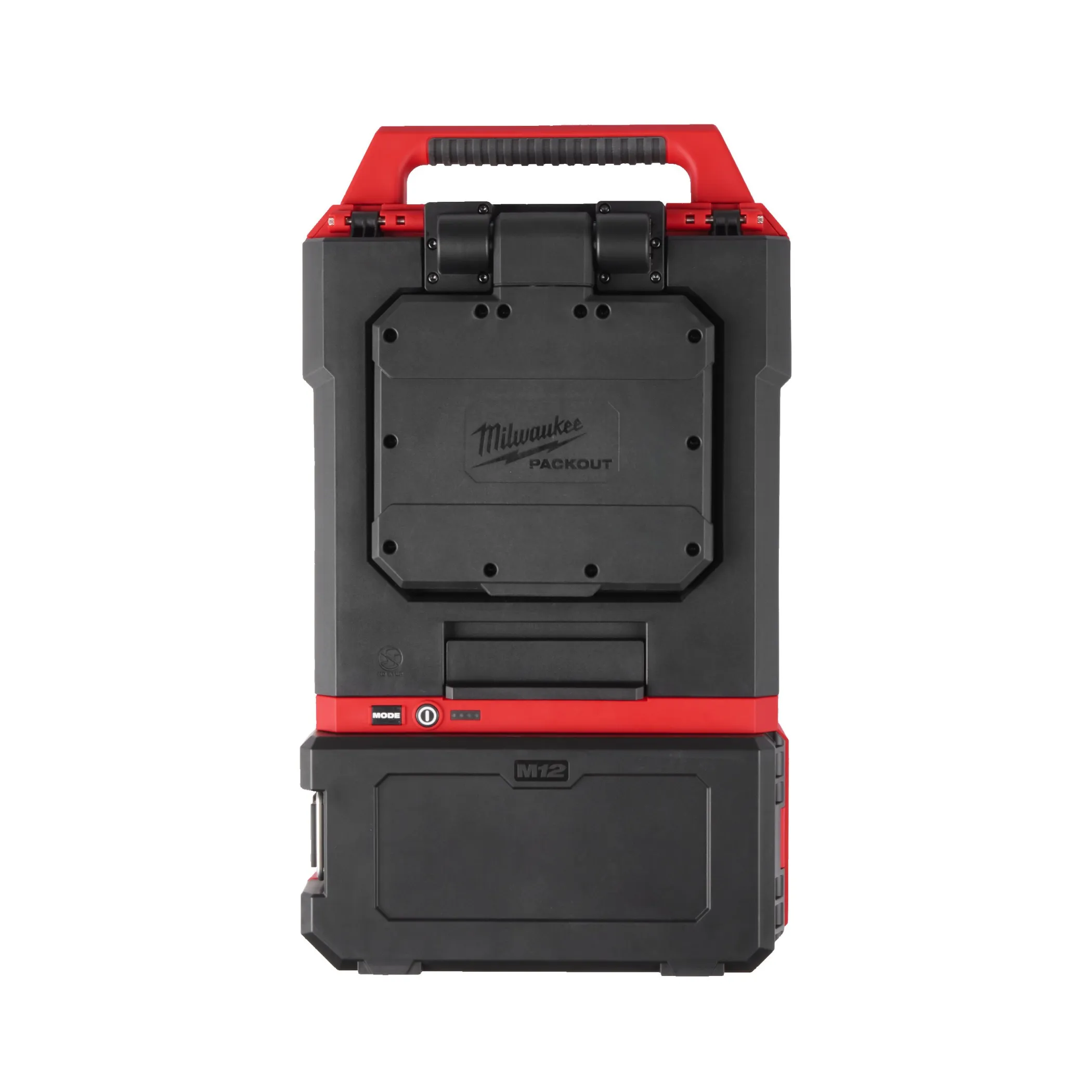 Аккумуляторный светодиодный фонарь с функцией зарядного устройства Milwaukee M12 POAL-0 PACKOUT (Арт. 4933480473)