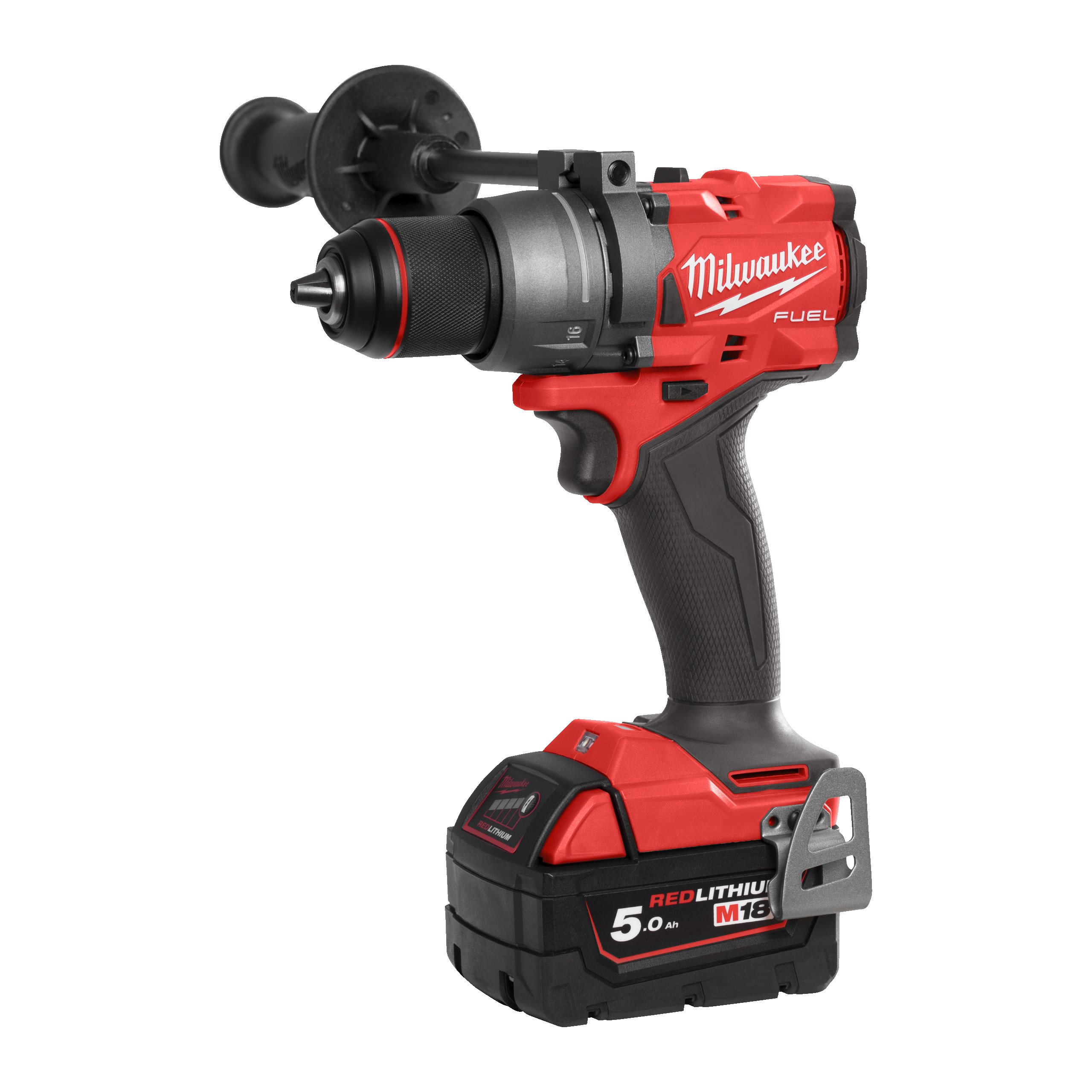 Аккумуляторная безударная дрель-шуруповерт Milwaukee M18 FDD3-502X FUEL (Арт. 4933479863)