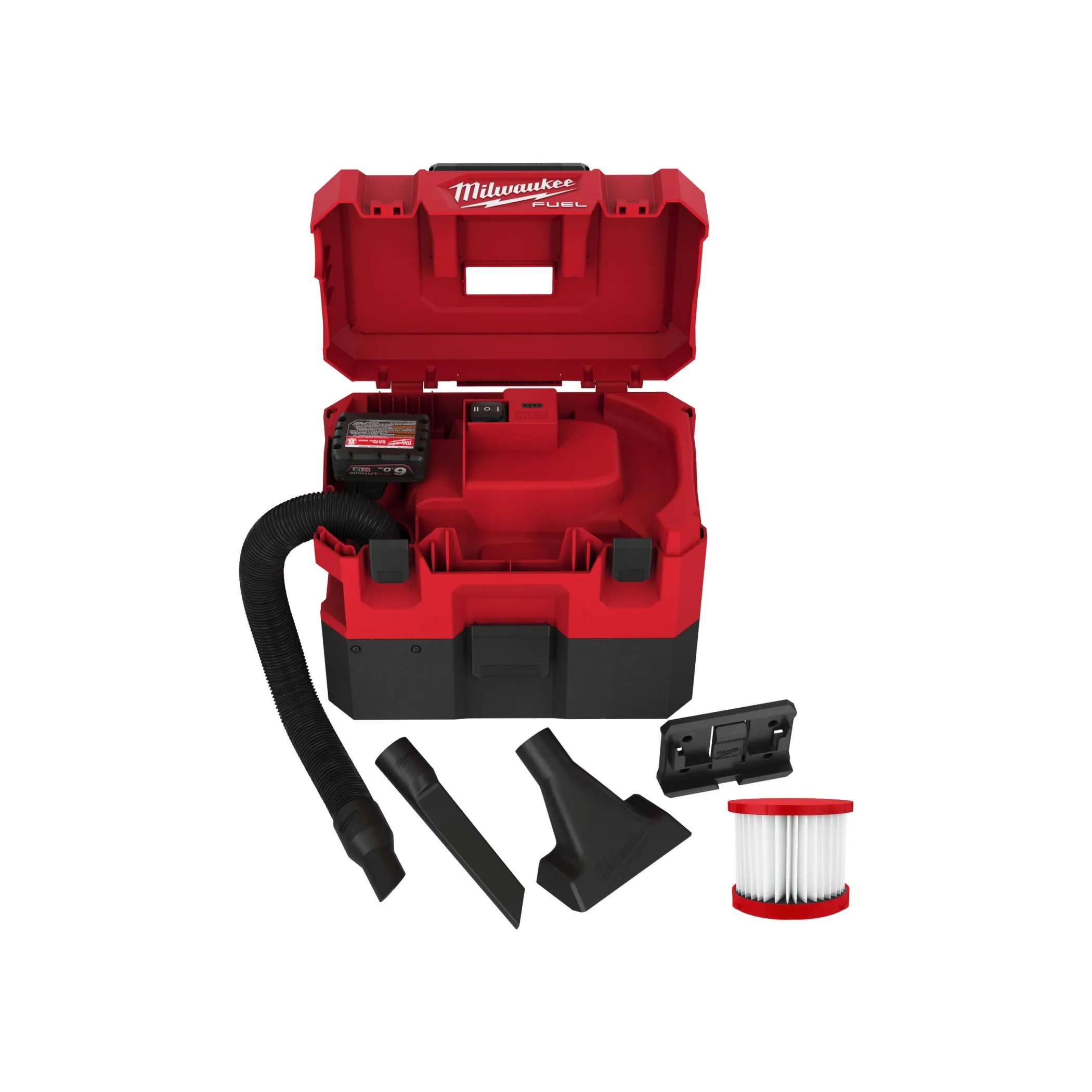 Аккумуляторный пылесос для воды и сухого мусора Milwaukee M12 FVCL-0 FUEL  (Арт. 4933478186)