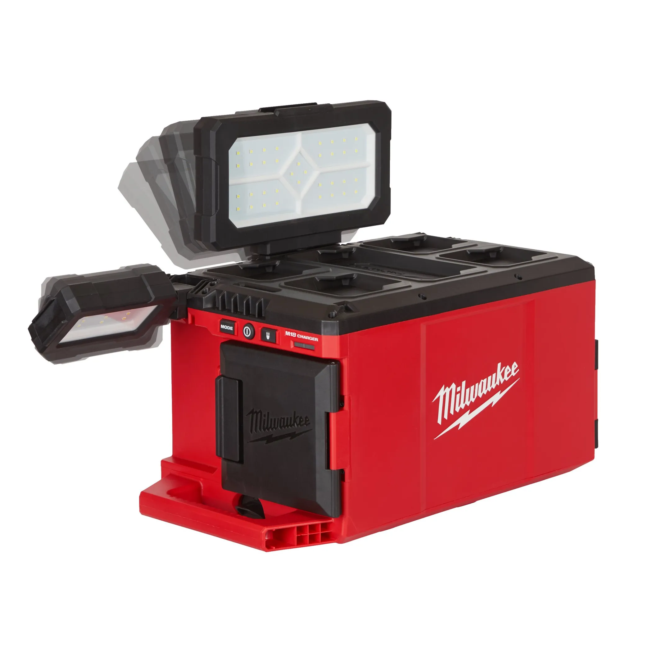 Аккумуляторный светодиодный фонарь с функцией зарядного устройства Milwaukee M18 POALC-0 PACKOUT  (Арт. 4933478120)