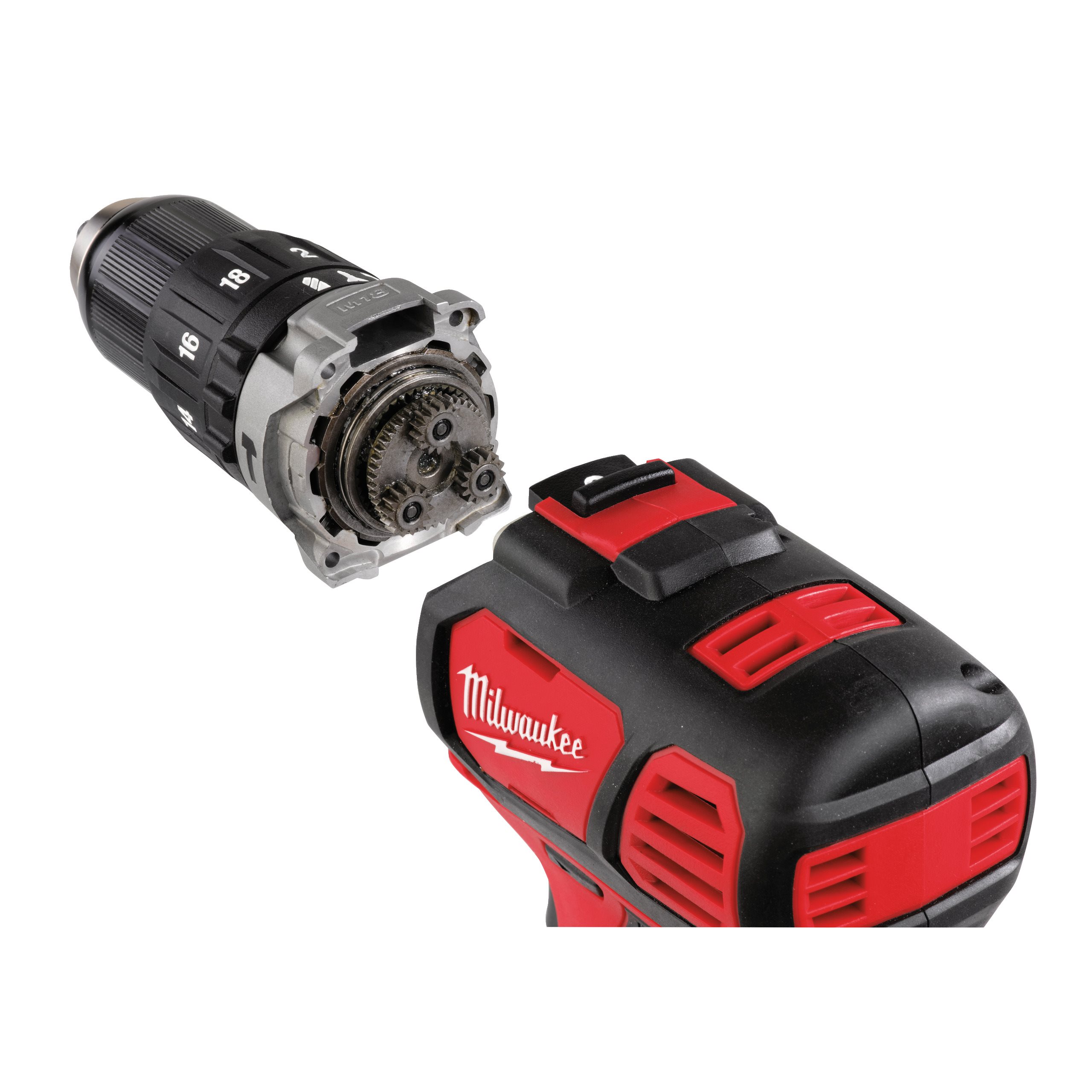 Аккумуляторная ударная дрель-шуруповерт Milwaukee M18 BPD-402C  (Арт. 4933443520)