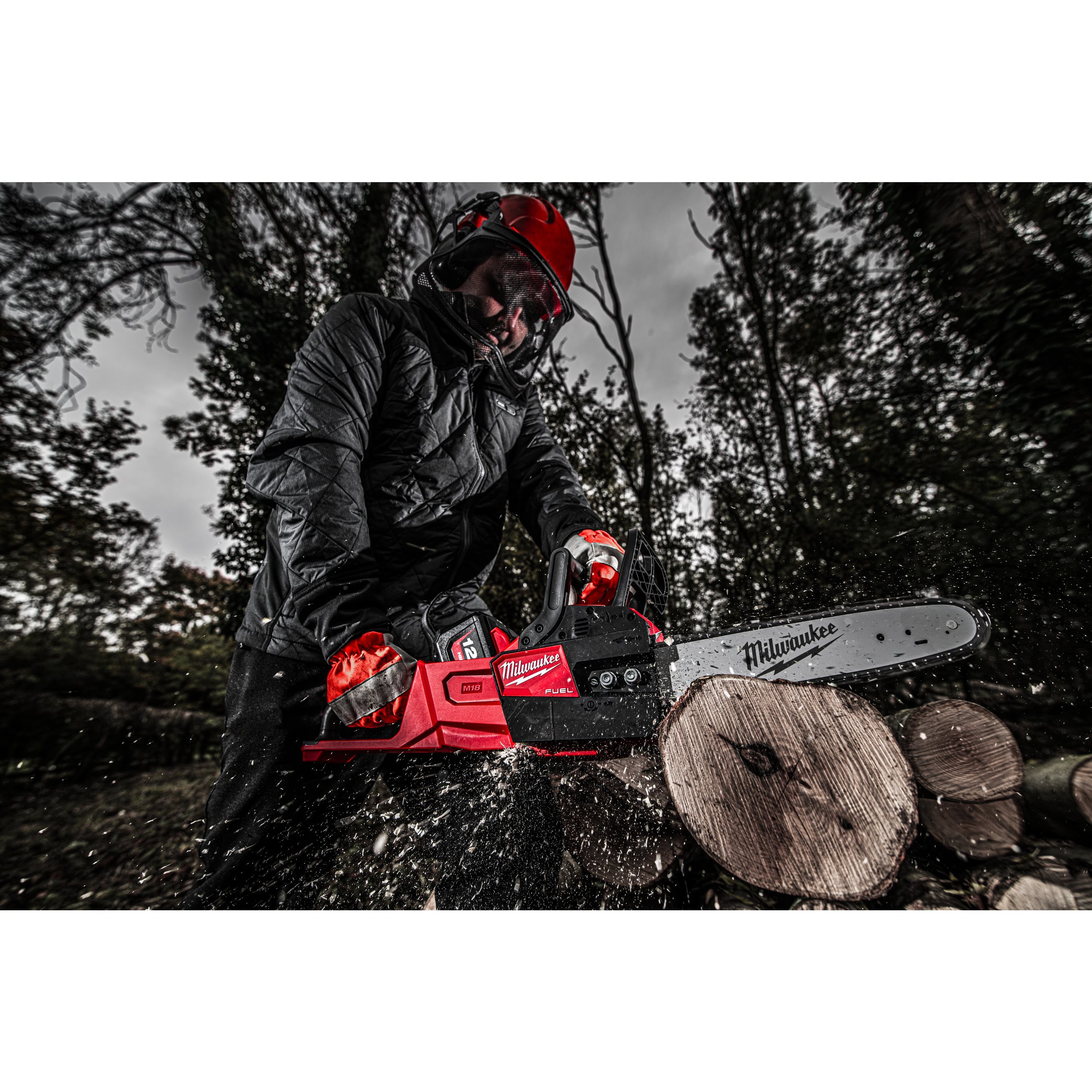 Аккумуляторная цепная пила Milwaukee M18 FCHSC-121 FUEL  (Арт. 4933471442)