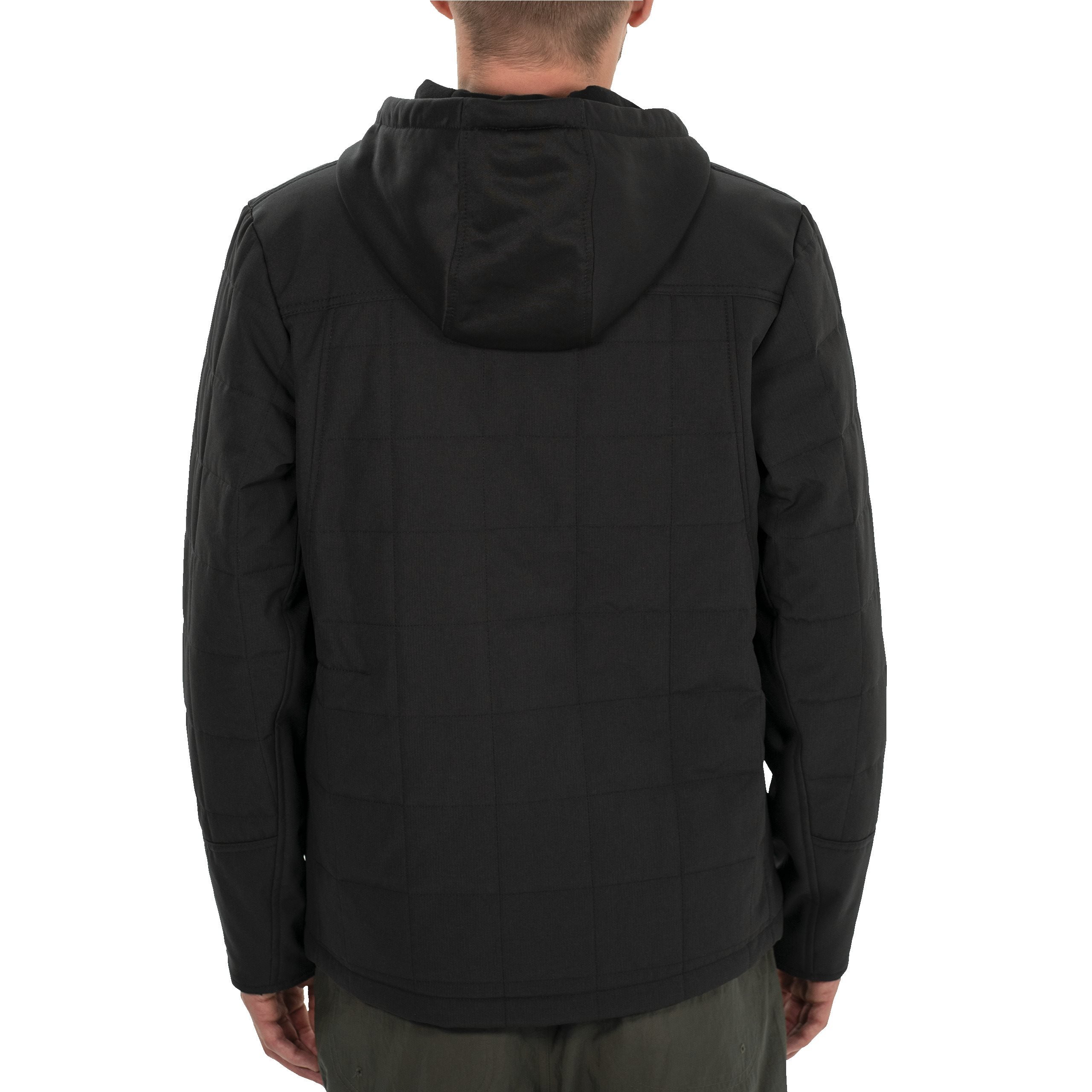 Куртка черная с подогревом и капюшоном Milwaukee M12 HPJ BL2-0 (L) (Арт. 4932480073)