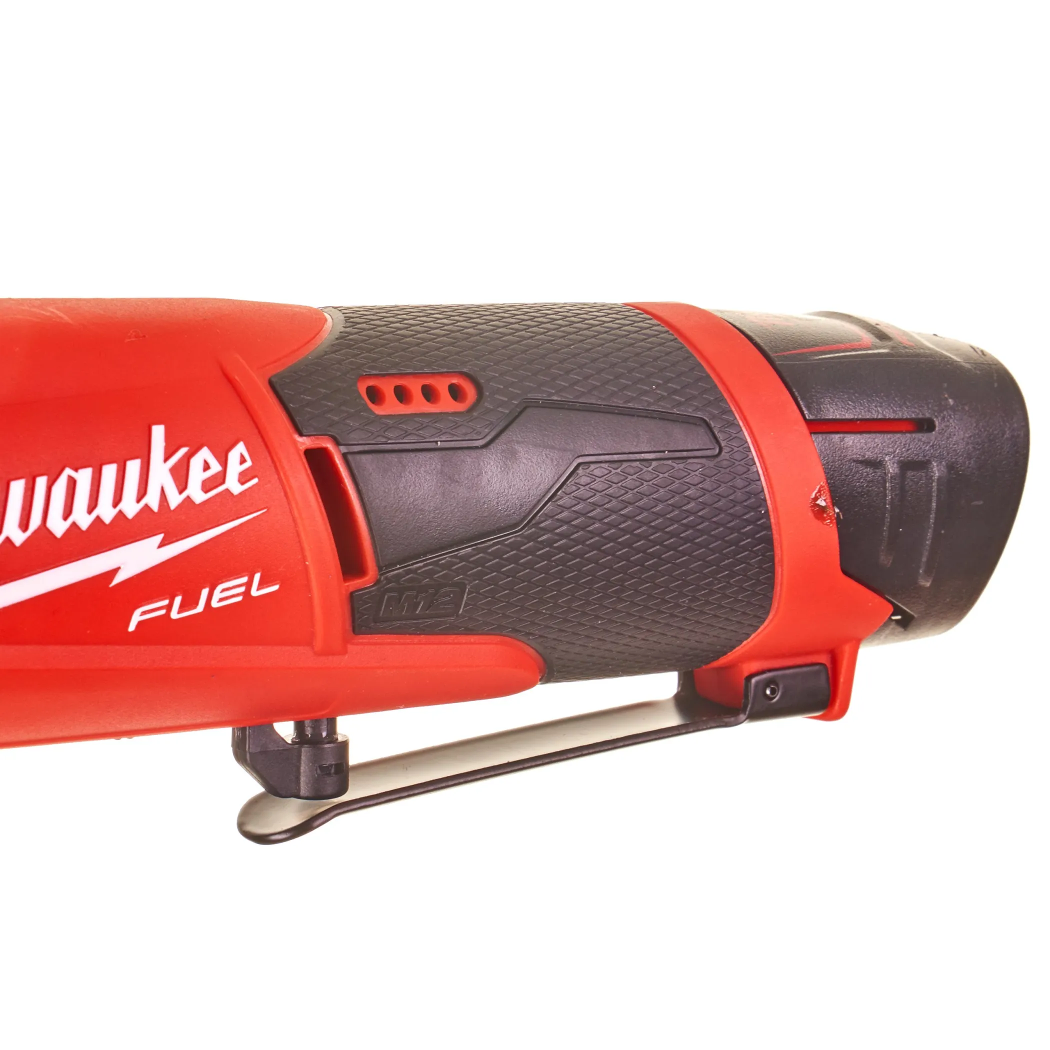 Аккумуляторная субкомпактная импульсная трещотка Milwaukee M12 FIR38-201B FUEL (3/8'')  (Арт. 4933459798)