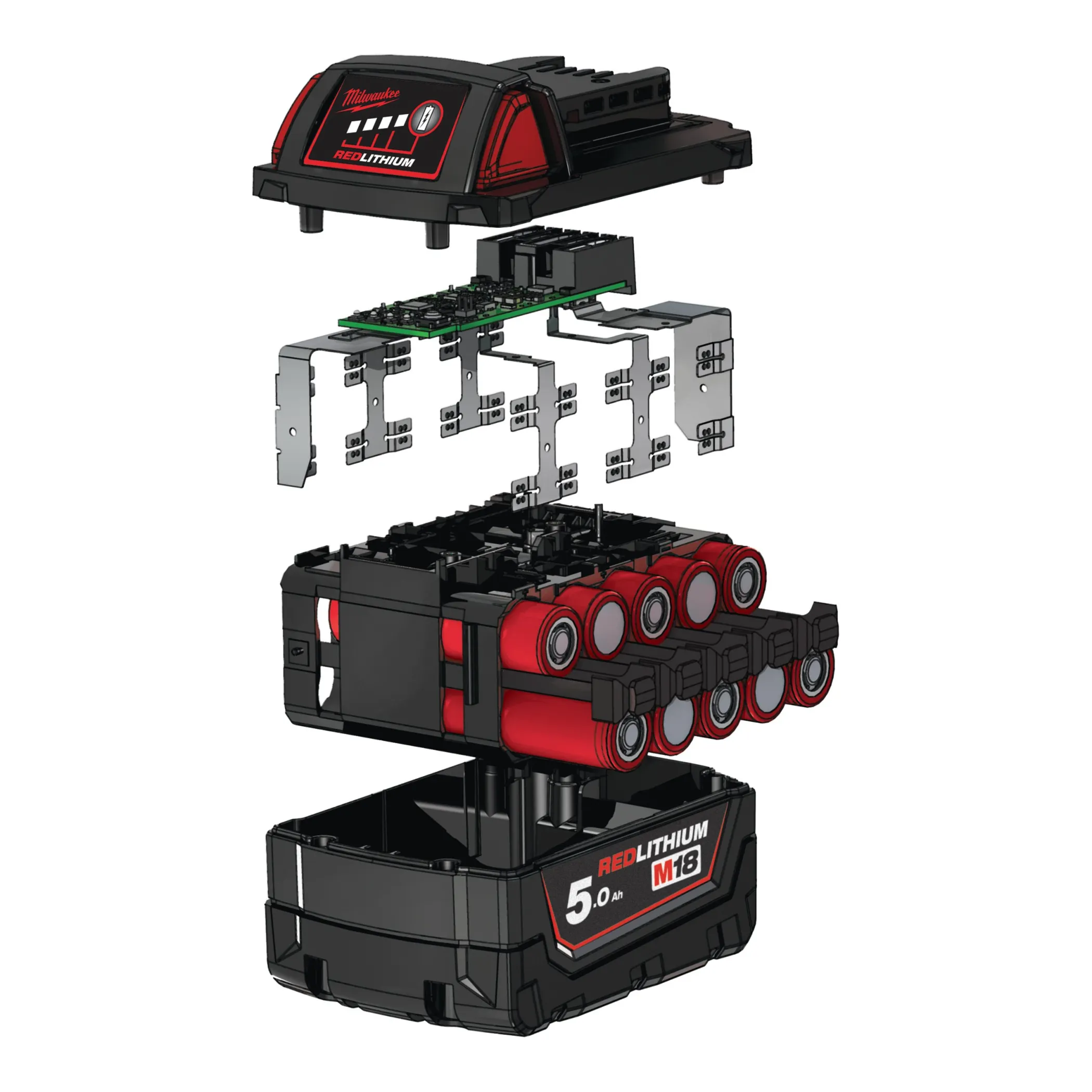 Аккумулятор Milwaukee M18 B5 5Ач  (замена для 4931447978) (Арт. 4932430483)
