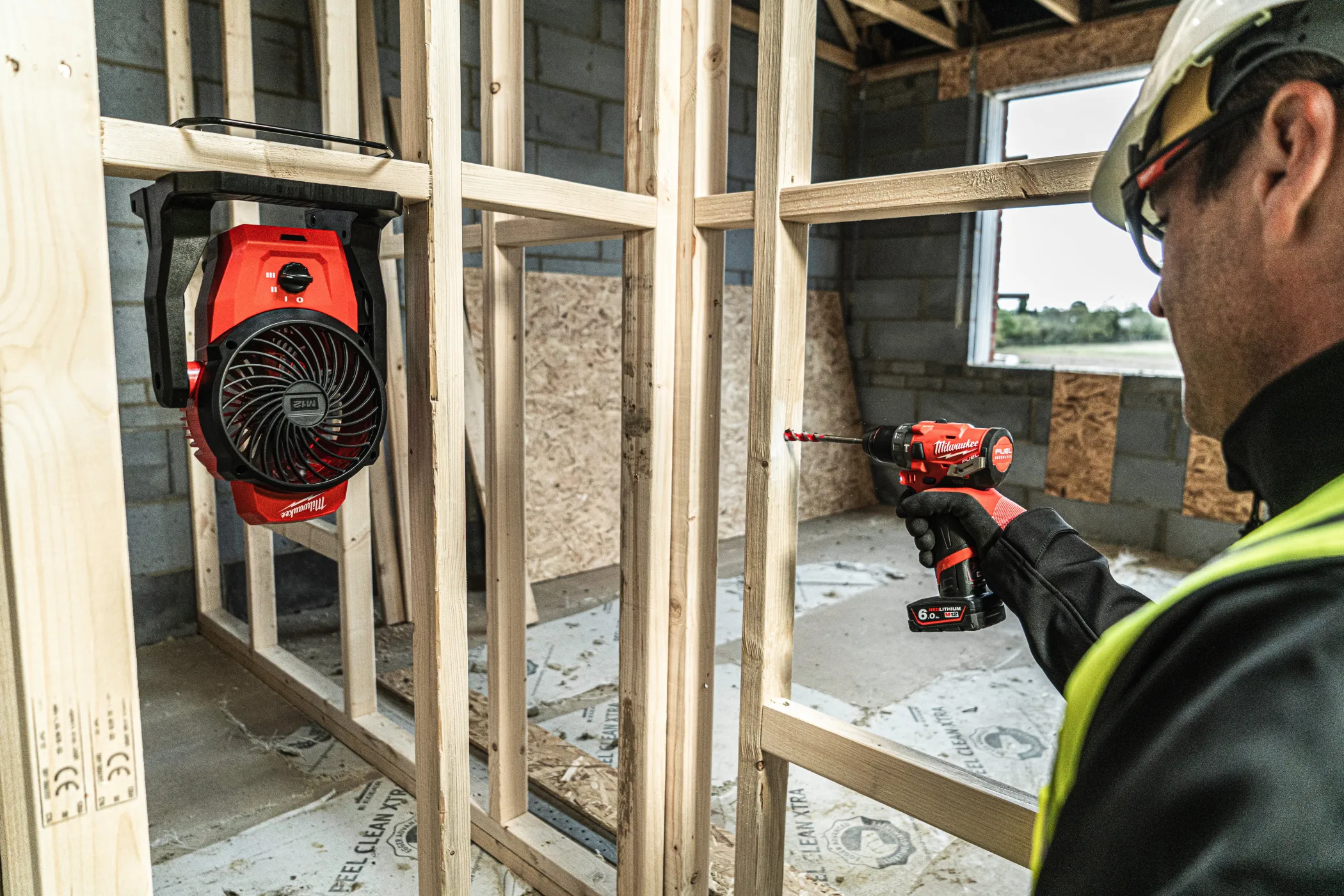 Аккумуляторный вентилятор Milwaukee M12 AF-0 (Арт. 4933478228)