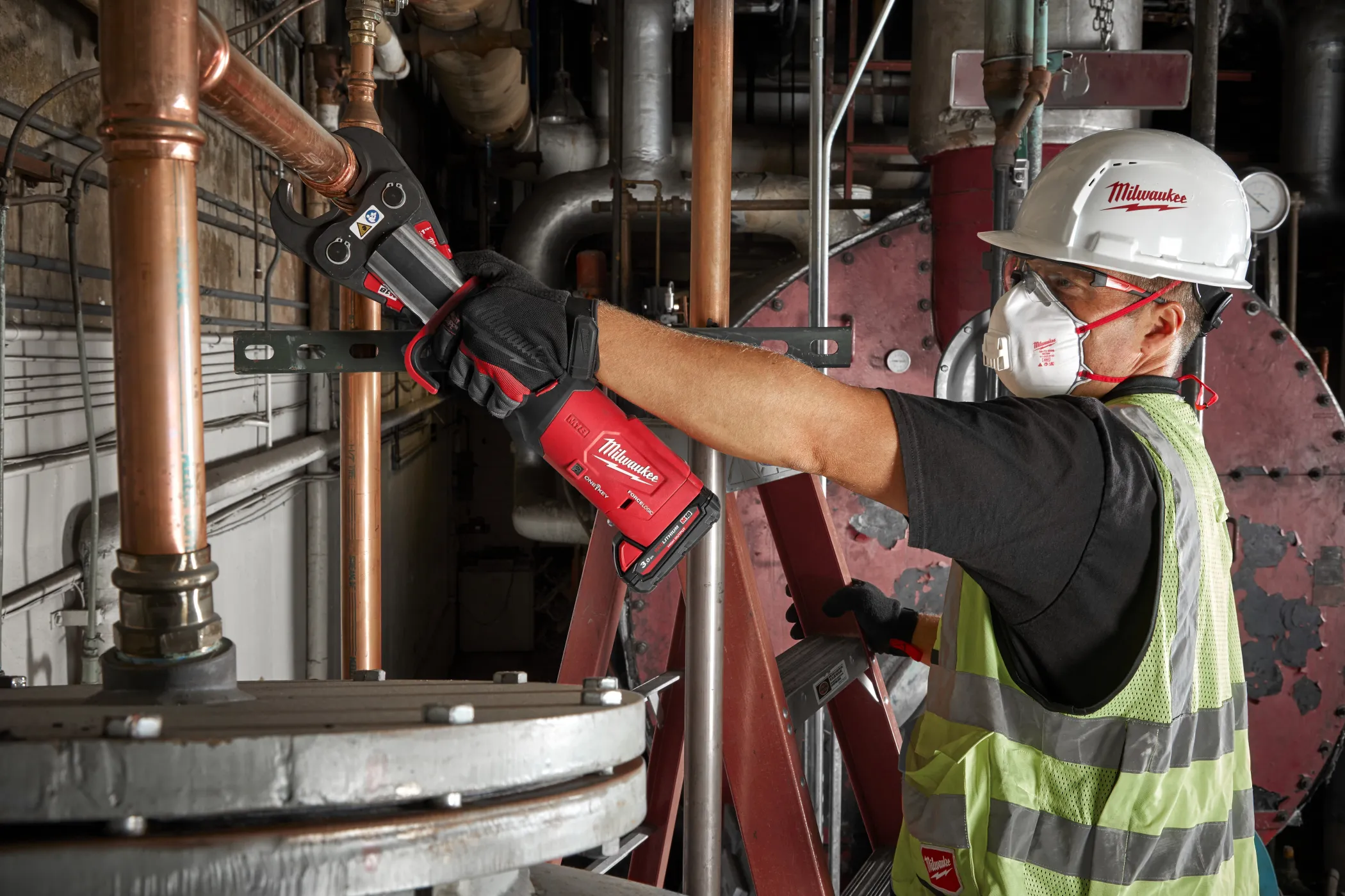 Акк. инструмент для обжима труб M18 ONEBLHPT-302C Geberit Mapress Set (Арт. 4933480904)