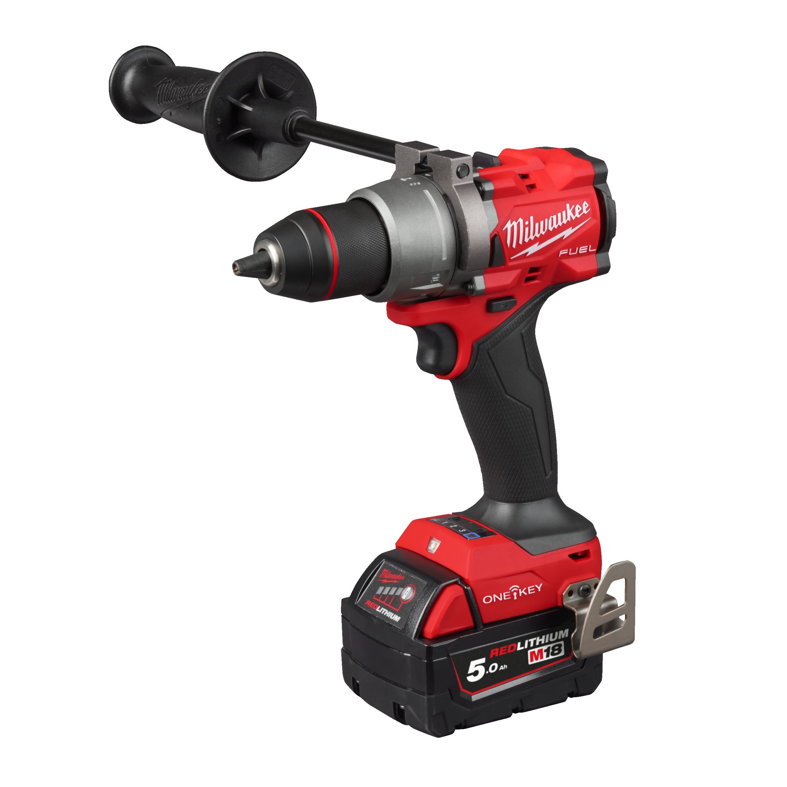 Аккумуляторная безударная дрель-шуруповерт Milwaukee M18 ONEDD3-502X FUEL ONE-KEY (Арт. 4933492802)