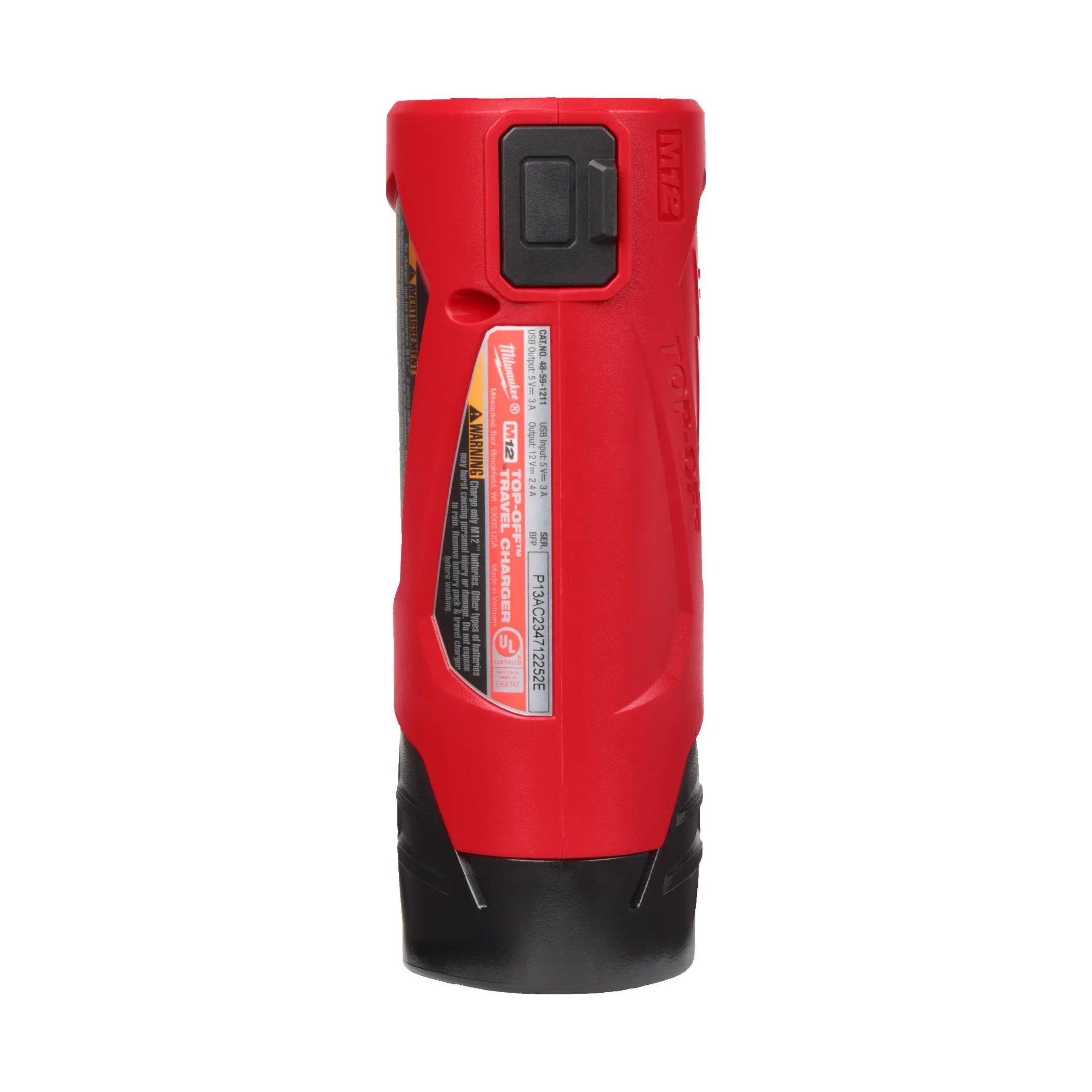 Дорожное зарядное устройство Milwaukee M12 TC2-0 (замена для 4932459450) (Арт. 4932492908)