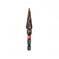 Сверло ступенчатое с хвостовиком 1/4" Hex Milwaukee SHOCKWAVE IMPACT DUTY 4-12 мм / шаг 1 мм / количество шагов 9  (Арт. 48899261)