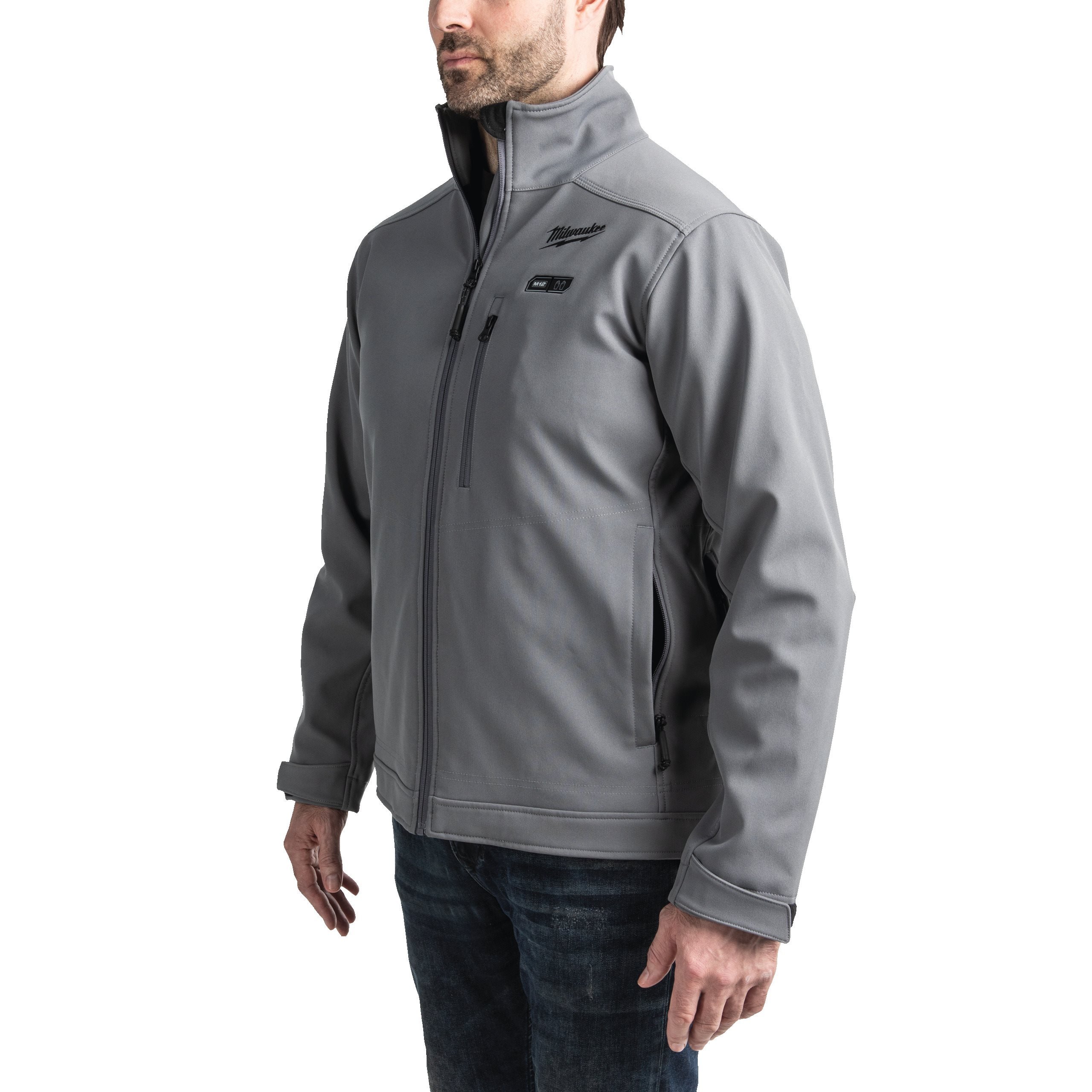 Куртка серая с подогревом Milwaukee M12 HJ GREY5-0 (XL) (Арт.4933478975)