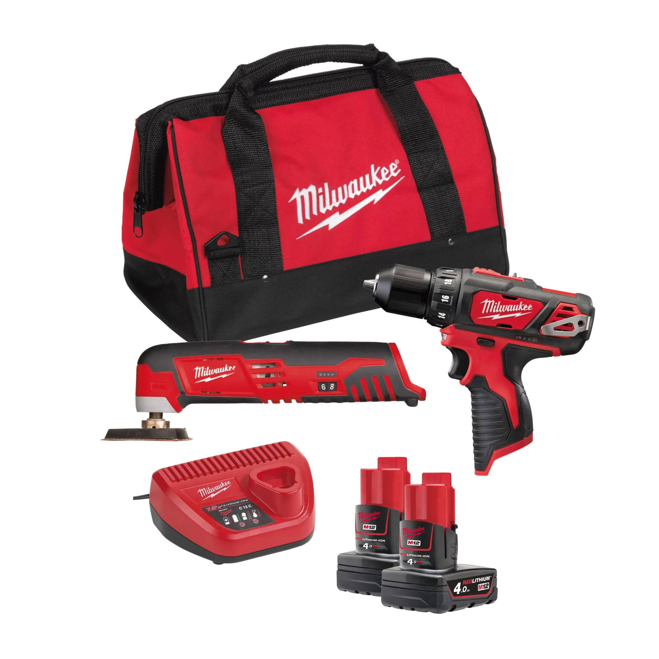 Набор инструментов Milwaukee M12 ВPP2D-402B  (Арт. 4933441250)