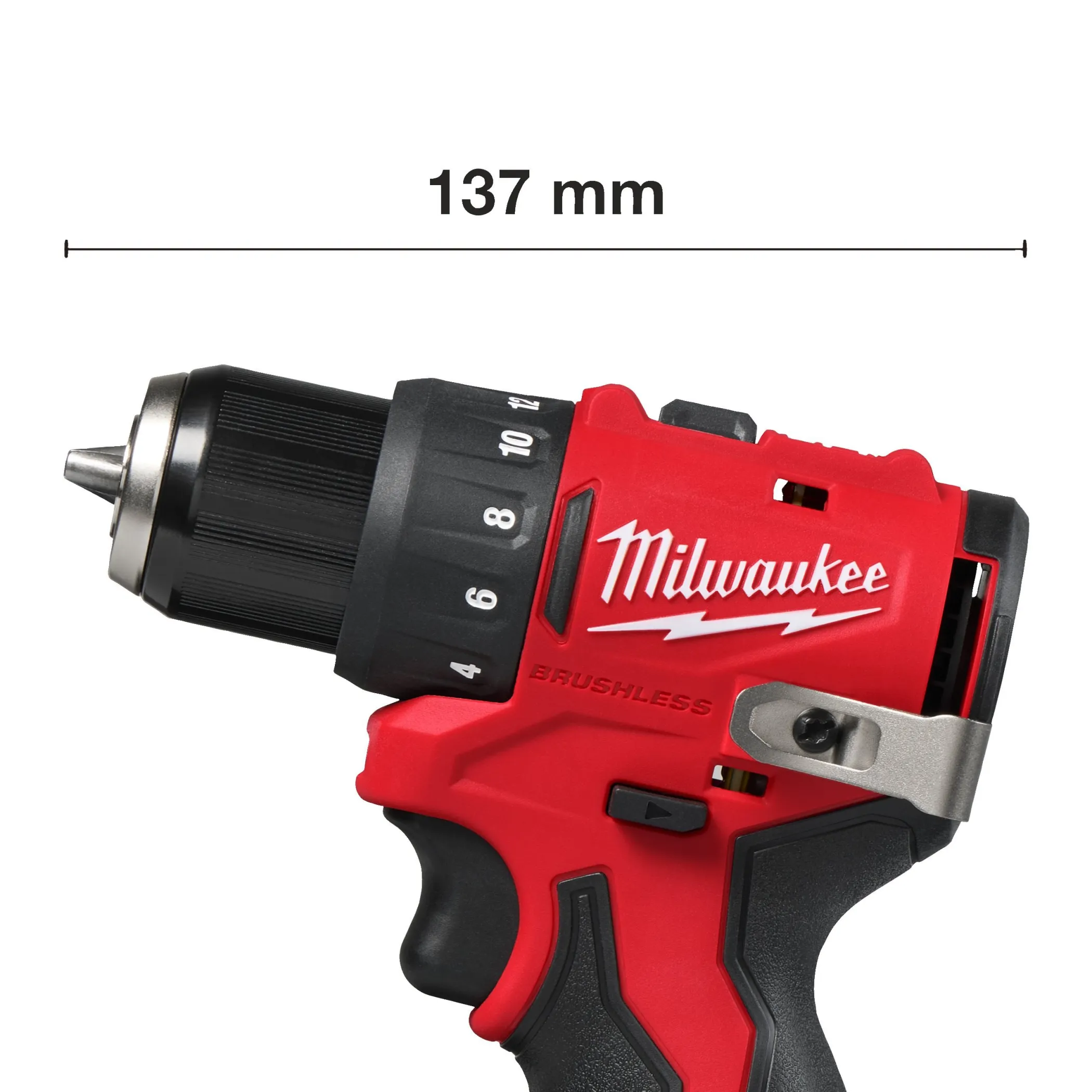 Аккумуляторная безударная дрель-шуруповерт Milwaukee M12 BLDDRC-0 (замена для 4933441930) (Арт. 4933499683)