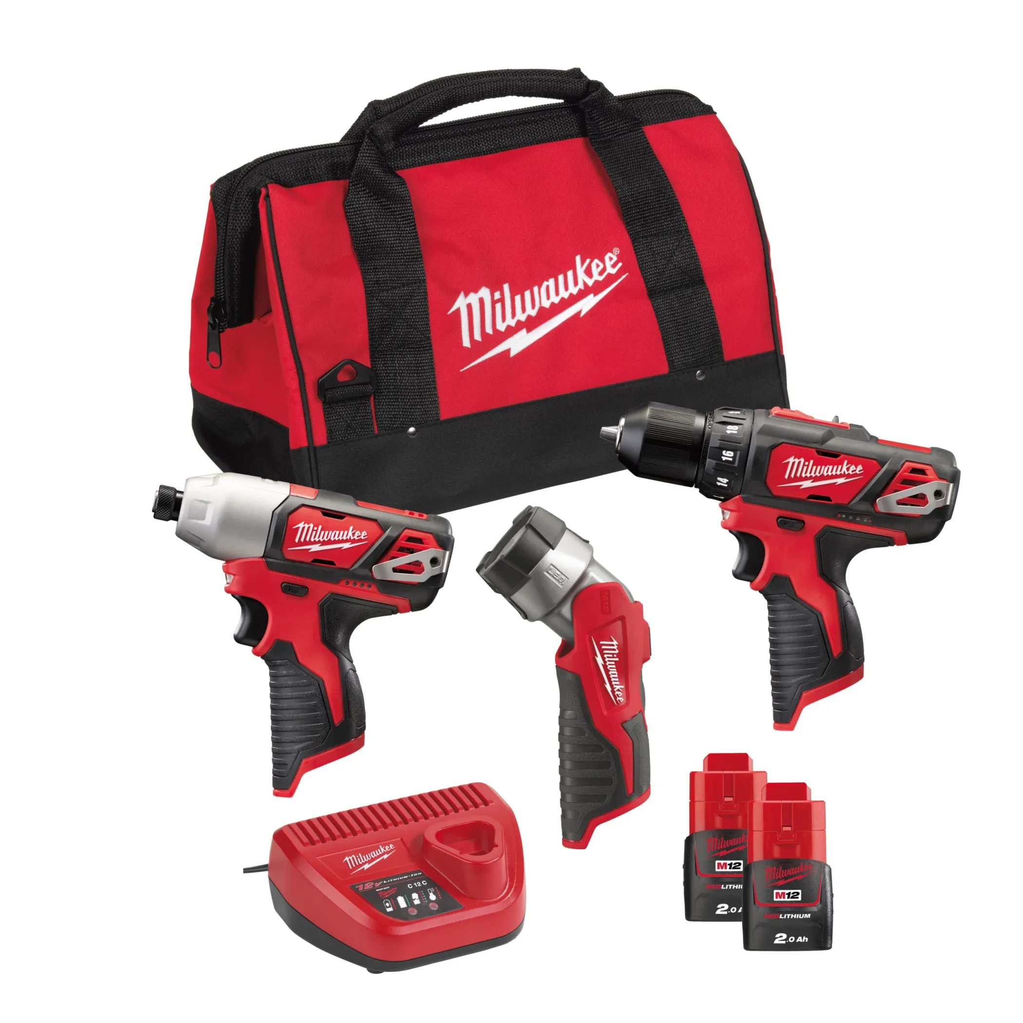 Набор инструментов Milwaukee M12 ВPP3А-202B   (Арт. 4933441225)