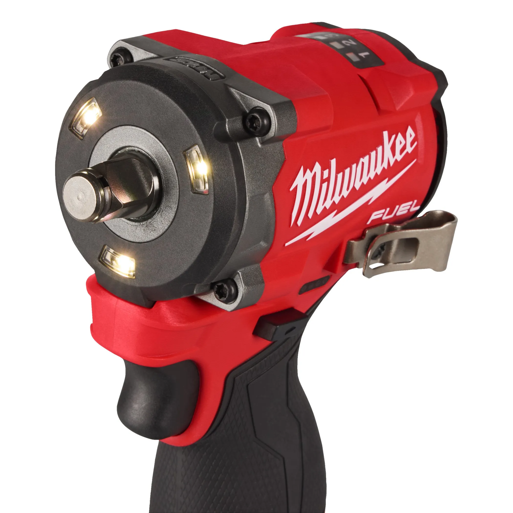 Аккумуляторный субкомпактный ударный гайковерт с фиксацией пином Milwaukee M12 FCIWP12G3-0 FUEL (1/2'') (Арт. 4933493457)