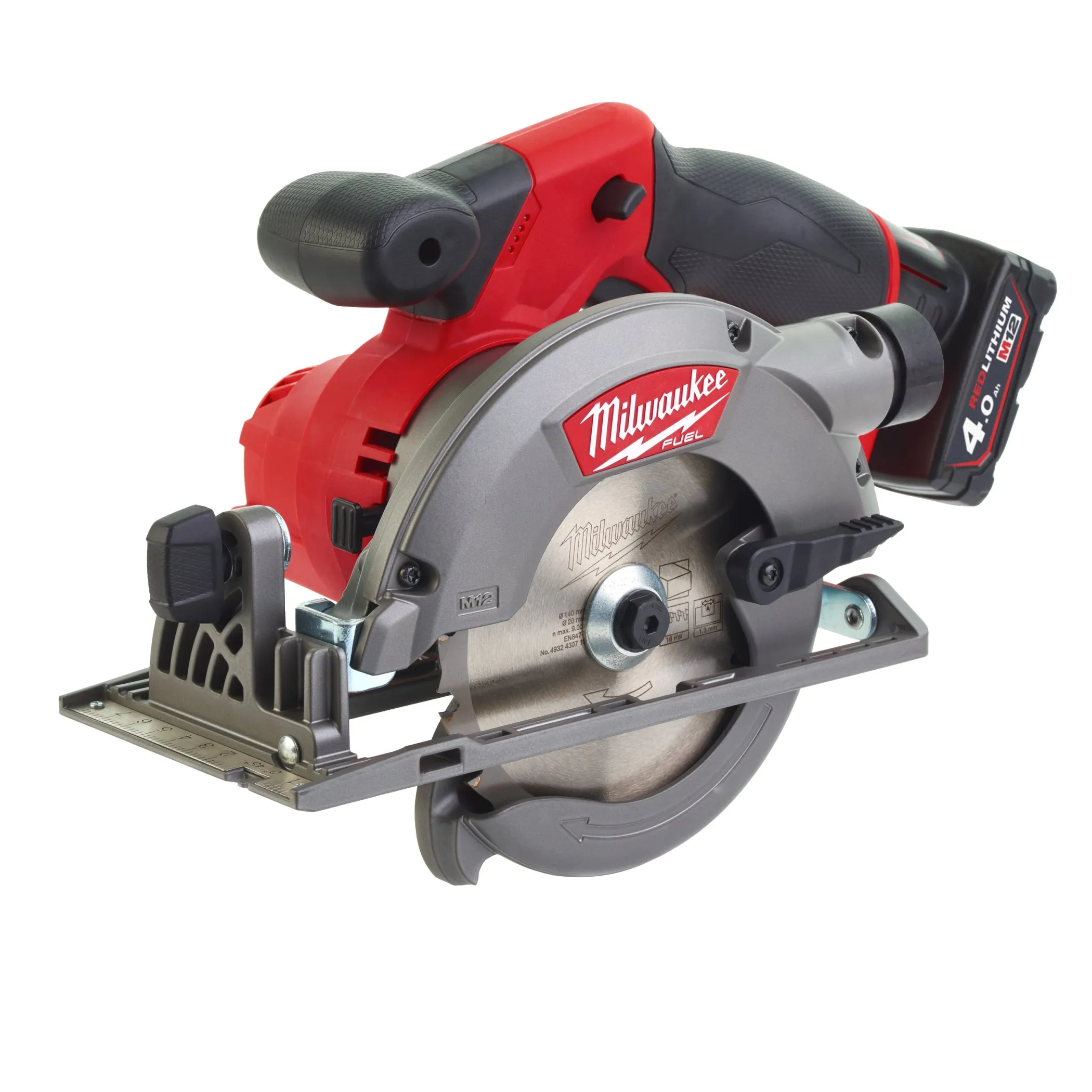 Аккумуляторная компактная циркулярная пила по дереву Milwaukee M12 CCS44-402C FUEL  (Арт. 4933448235)