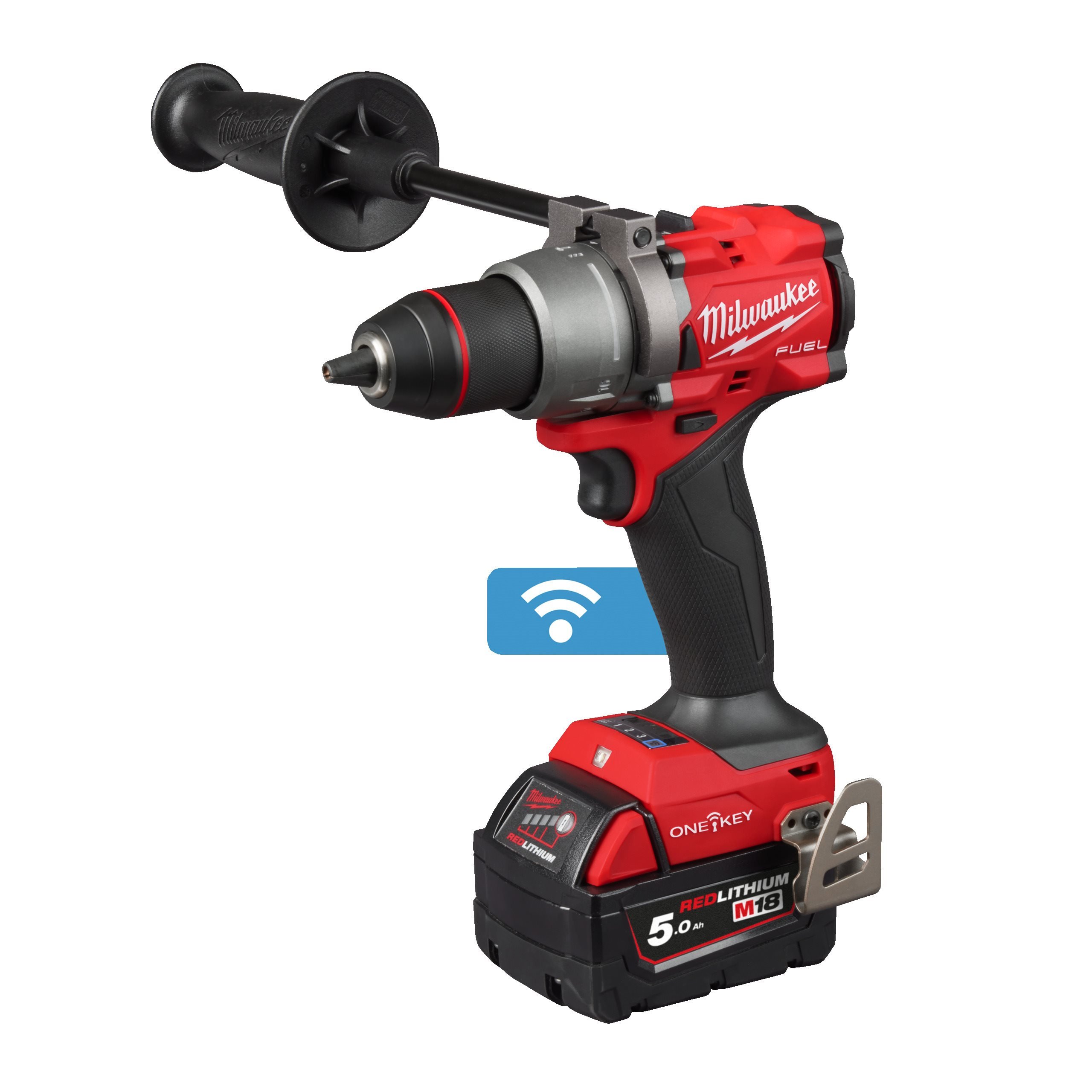 Аккумуляторная безударная дрель-шуруповерт Milwaukee M18 ONEDD3-502X FUEL ONE-KEY (Арт. 4933492802)