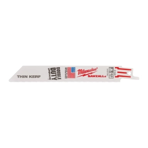 Полотно для сабельной пилы по металлу Milwaukee THIN KERF 150 мм/ шаг зуба 1.0 мм (5 шт) (экоупак.) (замена для 48005186) (Арт. 48475186)