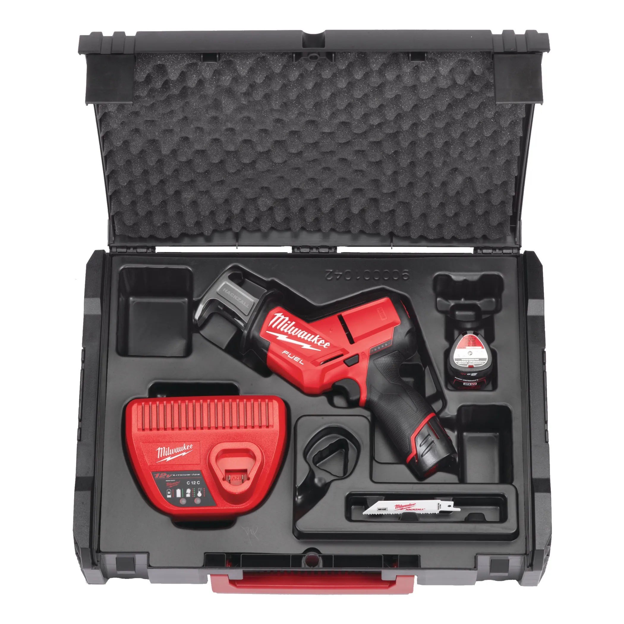Аккумуляторная компактная сабельная пила Milwaukee M12 CHZ-202X FUEL HACKZALL  (Арт. 4933447738)