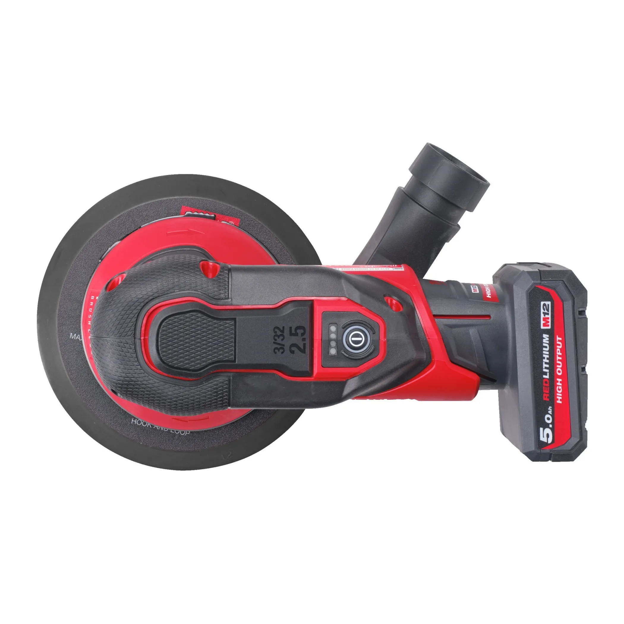 Аккумуляторная эксцентриковая шлифовальная машина Milwaukee M12 FROS2.5-502X FUEL (Арт. 4933493648)