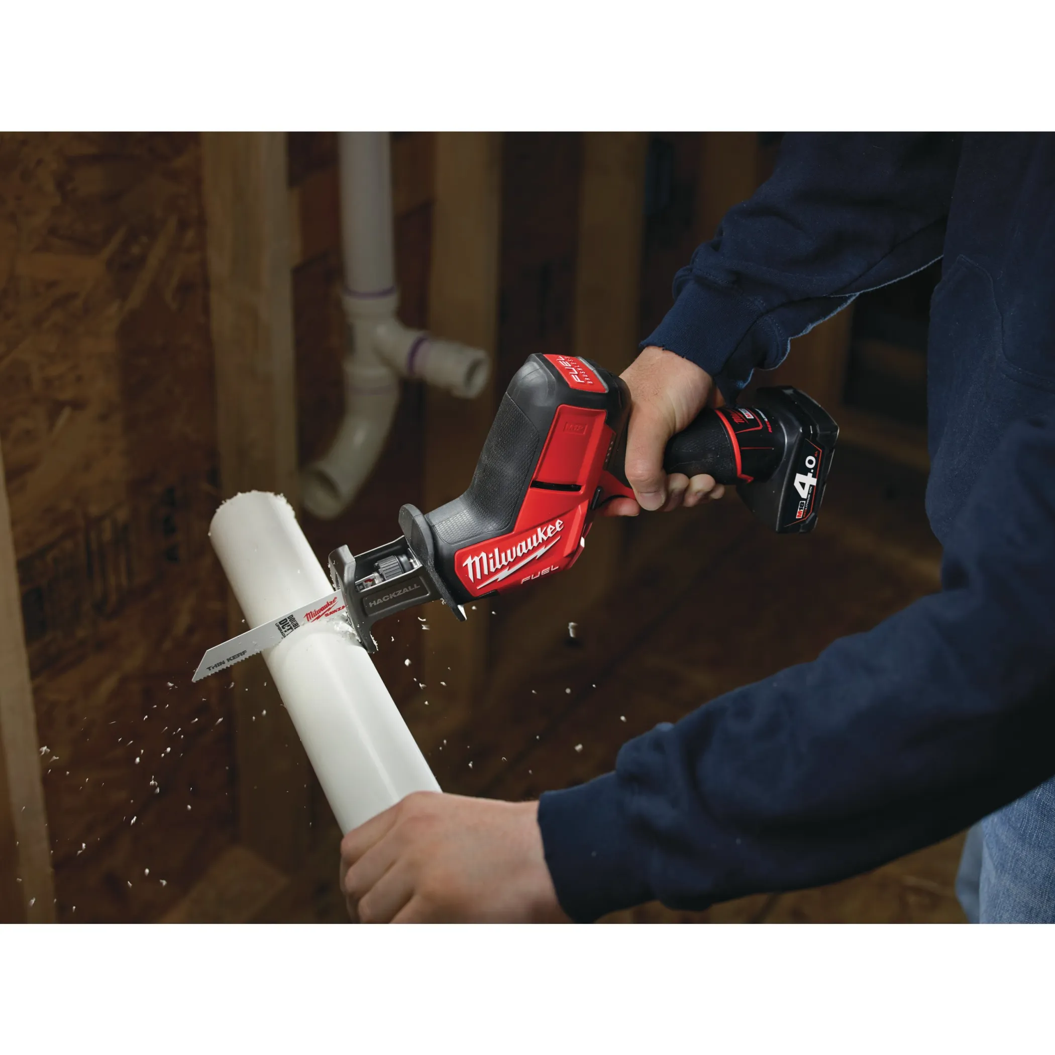 Аккумуляторная компактная сабельная пила Milwaukee M12 CHZ-0 FUEL HACKZALL  (Арт. 4933446960)