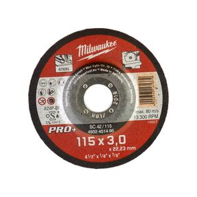 Отрезной диск по металлу Milwaukee SC42 / 115х3х22.2 PRO+ (Арт. 4932451495)