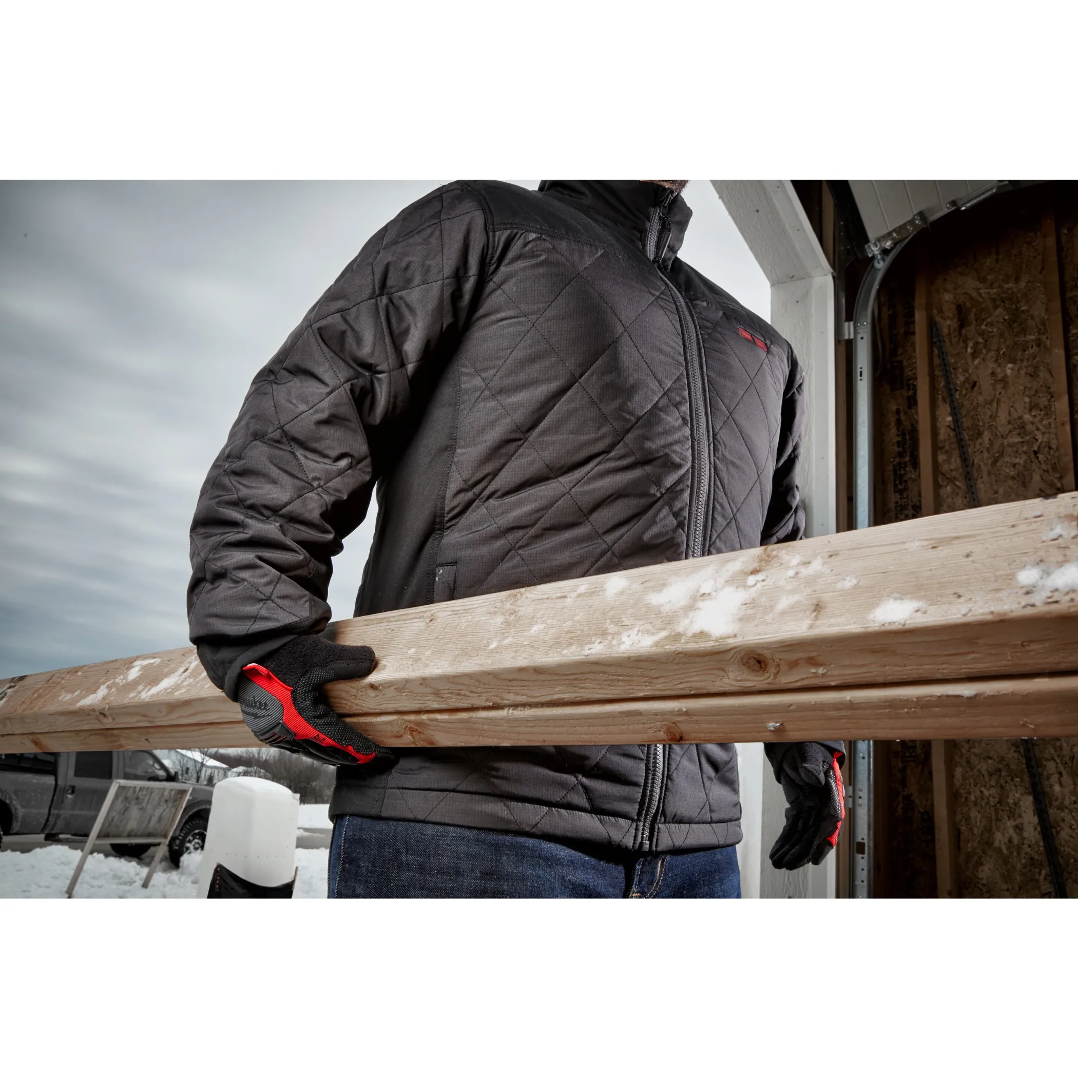 Куртка с подогревом пуховая Milwaukee M12 HJP-0 (S)  (Арт. 4933464364)