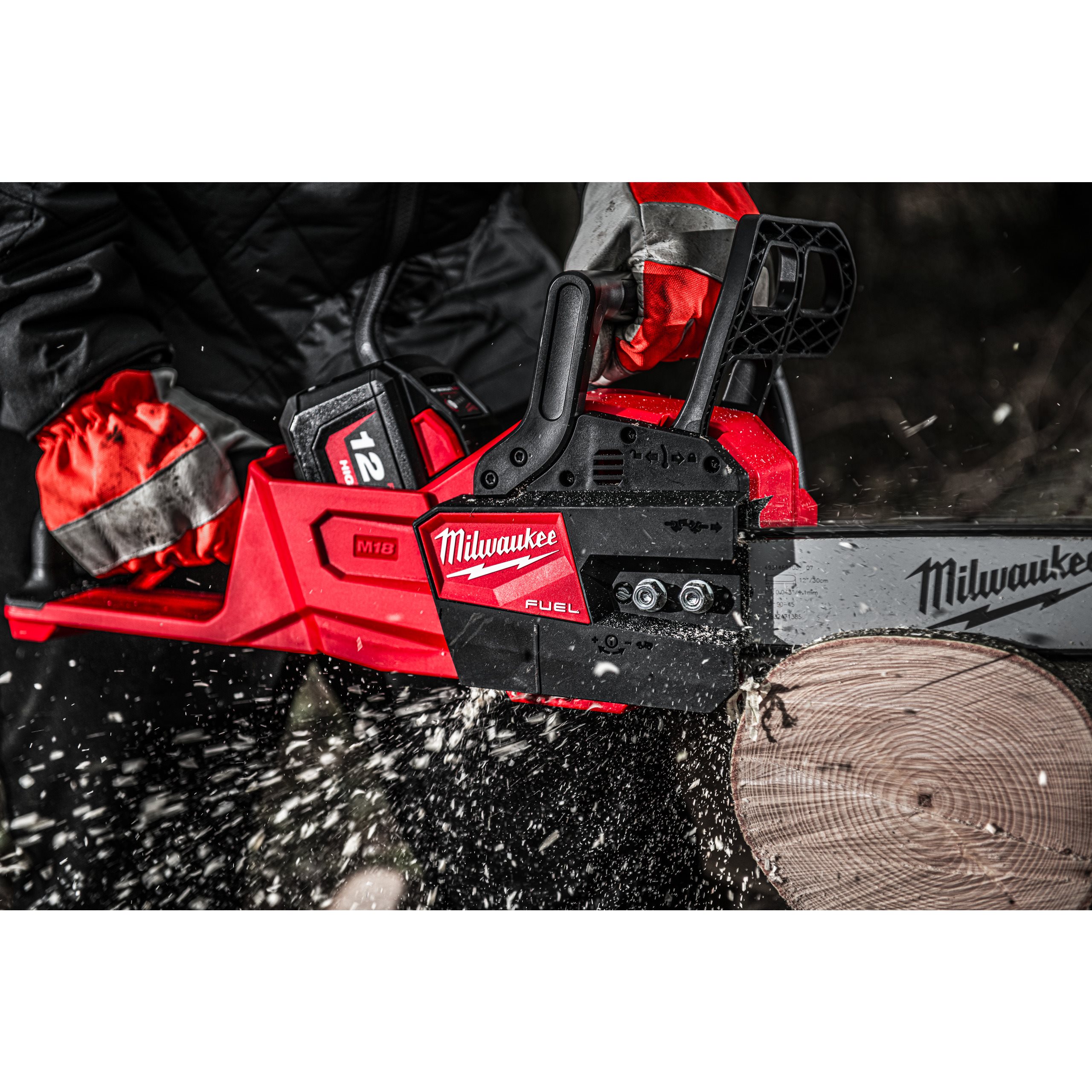 Аккумуляторная цепная пила Milwaukee M18 FCHSC-121 FUEL  (Арт. 4933471442)