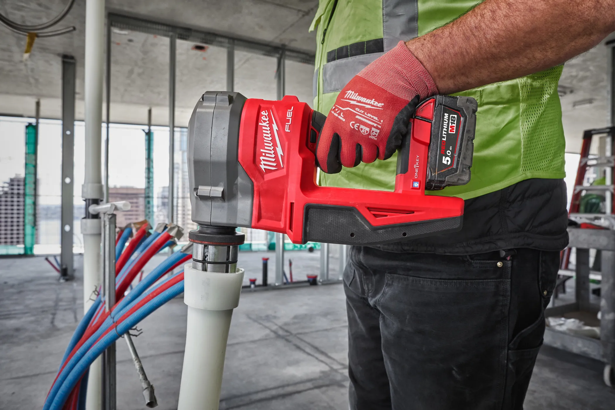 Аккумуляторный расширитель для труб Milwaukee M18 FPXP-H06502C FUEL ONE-KEY (Арт. 4933479438)