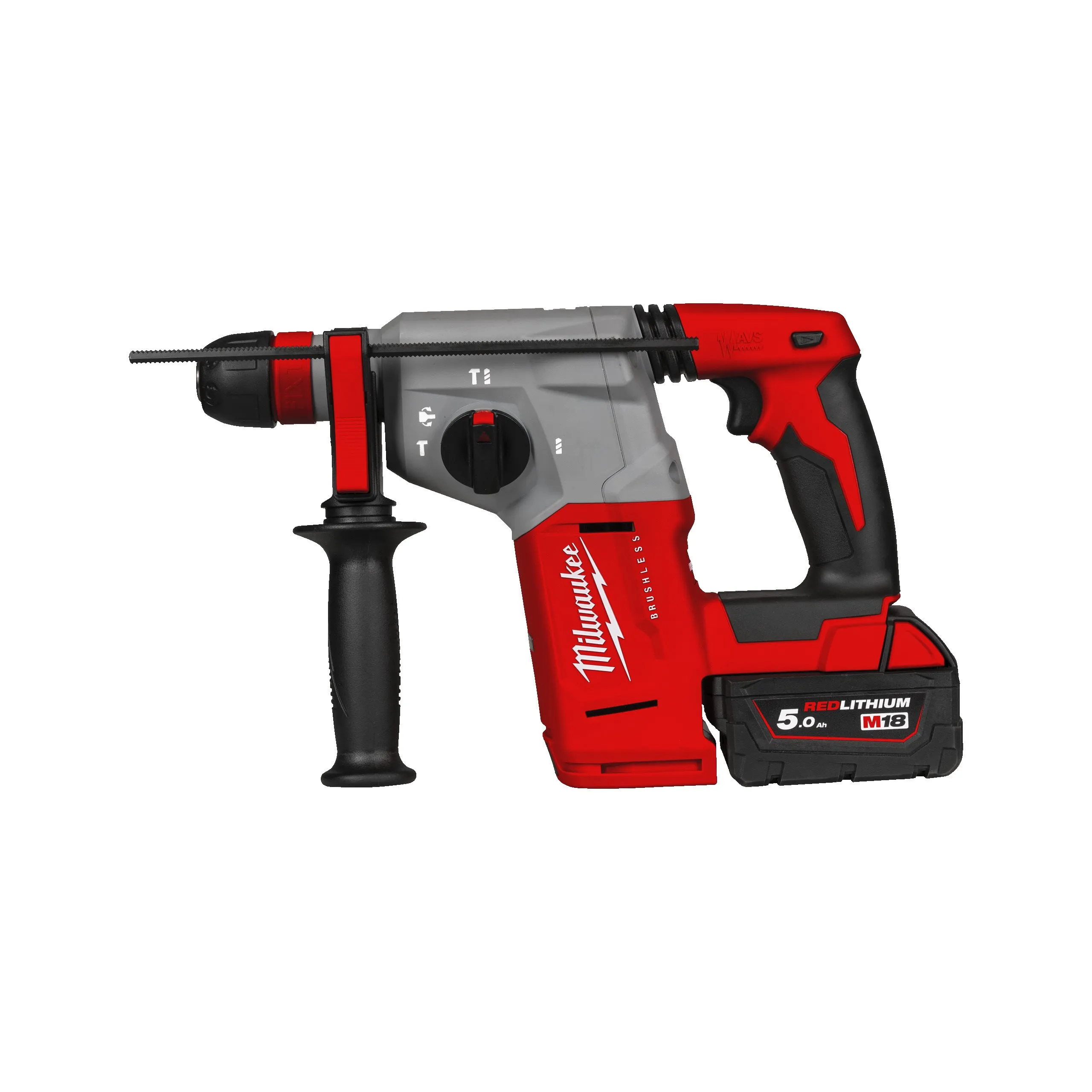 Аккумуляторный 4-х режимный SDS-Plus перфоратор со съемным патроном FIXTEC Milwaukee M18 BLHX100P-502P (Арт. 4933498243)