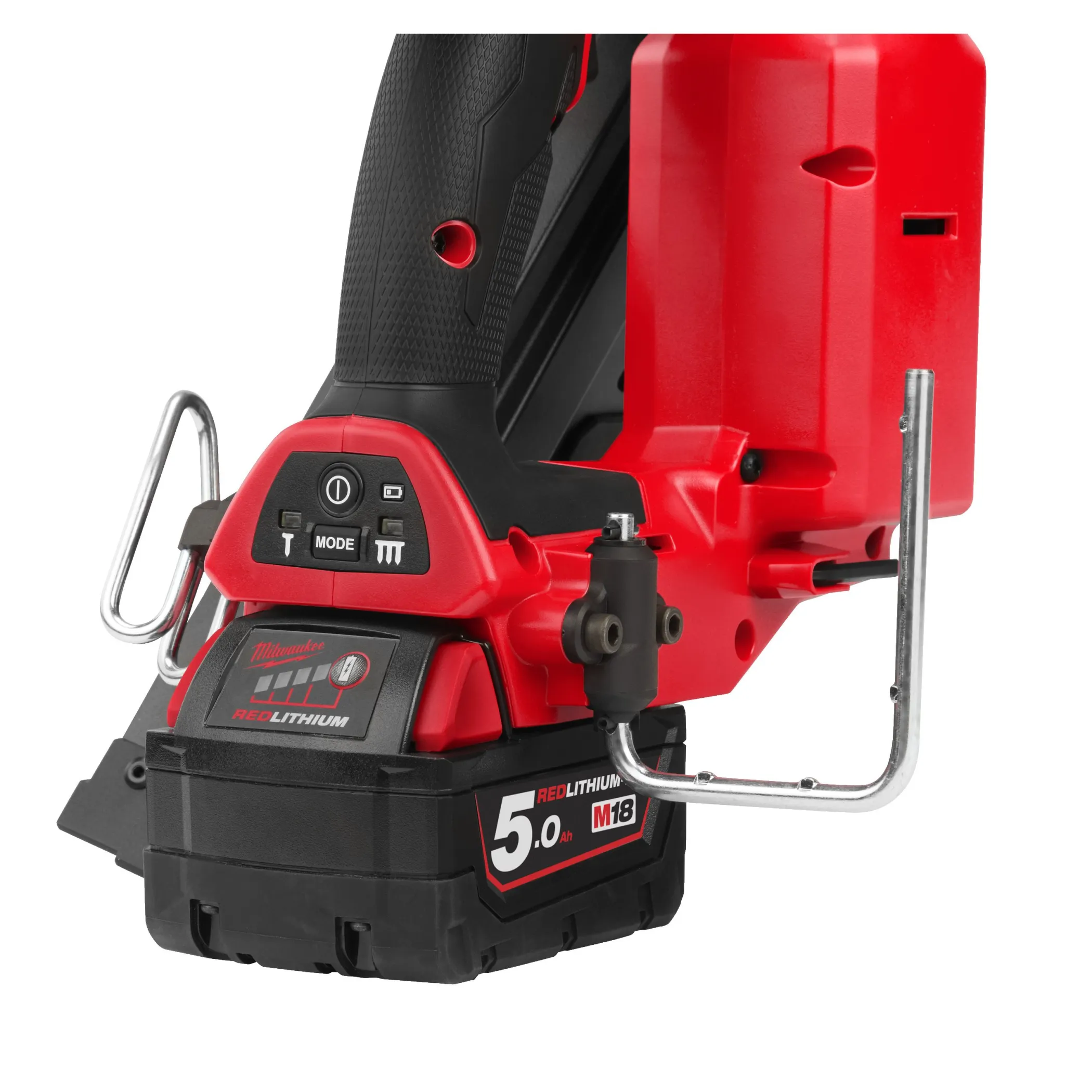 Аккумуляторный гвоздезабиватель(нейлер) с наклонным магазином Milwaukee M18 FFN-502C FUEL  (Арт. 4933471404)