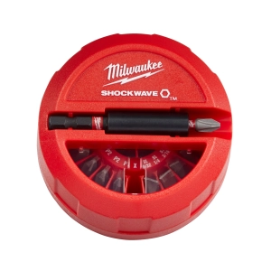 Набор ударных бит для шуруповерта Milwaukee SHOCKWAVE (15 шт)  (замена для 4932352605) (Арт. 4932430904)