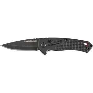 Нож выкидной с гладким лезвием Milwaukee HARDLINE Smooth 64мм (Арт. 4932492452)