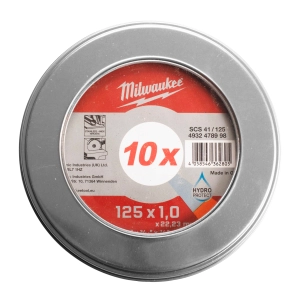 Диск отрезной по металлу SCS 41 / 125x1 PRO+ (10шт/уп) в металлическом боксе (Арт. 4932478998)