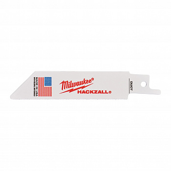Полотно для сабельной пилы по металлу Milwaukee HACKZALL 100 мм/ шаг зуба 1.0 мм (5 шт)  (Арт. 49005424)
