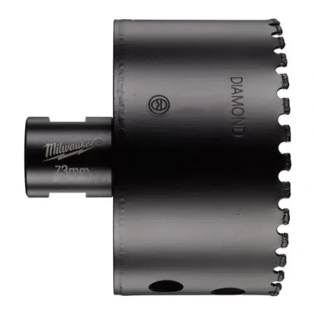 Алмазное корончатое сверло для сухого сверления Milwaukee Diamond Max 73 мм / хвостовик M14 (Арт. 4932498362)