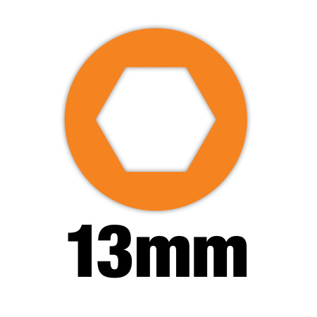 Отвертка торцевая магнитная Milwaukee HOLLOWCORE™ сквозная SW13 (отверстие под М8) (замена для 48222537) (Арт. 4932479890)