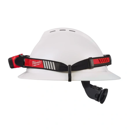 Аккумуляторный налобный, светодиодный фонарь, заряжаемый через USB Milwaukee L4 HL-VIS-201  (Арт. 4933471389)