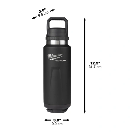 Термос черный Milwaukee PACKOUT CHUG LID 1065 мл (Арт. 4932493468)