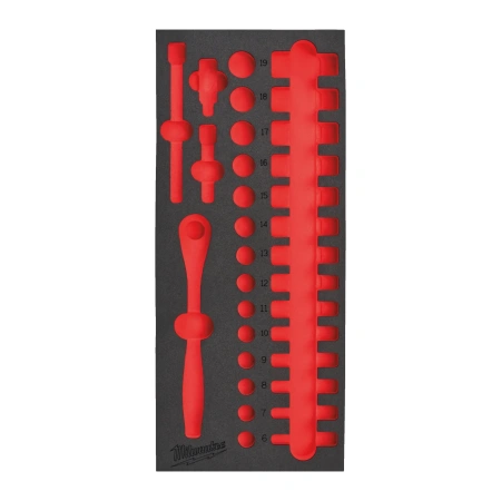 Ложемент пустой для набора 32ед. головок 3/8" с воротком с трещоткой (Арт. 4932493663)