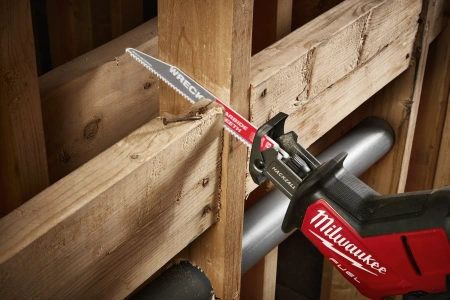 Полотно для сабельной пилы по металлу и чугуну с твердосплавными зубьями Milwaukee THE WRECKER CARBIDE TEETH 230 мм/ шаг зуба 4.2 мм (1 шт) (экоупак.) (замена для 48005242) (Арт. 48475242)