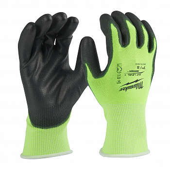 Перчатки Milwaukee сигнальные с защитой от минимальных рисков, уровень 1, размер XL/10 (Арт. 4932479919)